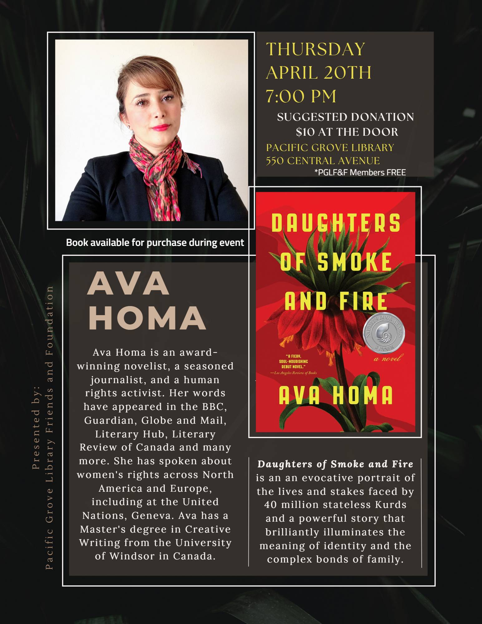 Ava Homa flyer Meet the Author 2-20-2023 - Copy